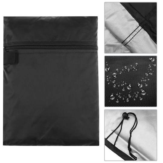 Tampa para churrasco 145 x 61 x 117 cm retangular. Capa de proteção impermeável para BBQ