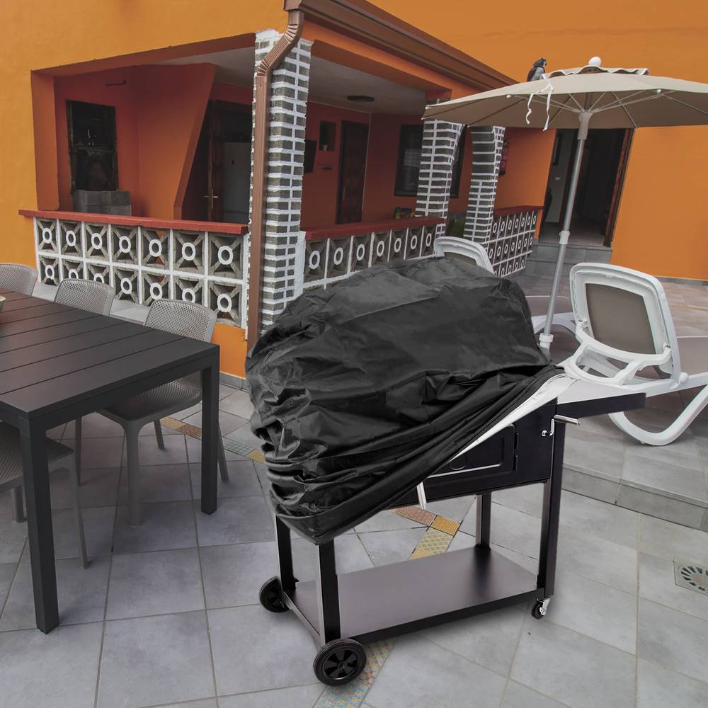 Tampa para churrasco 145 x 61 x 117 cm retangular. Capa de proteção impermeável para BBQ
