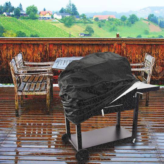 Tampa para churrasco 145 x 61 x 117 cm retangular. Capa de proteção impermeável para BBQ