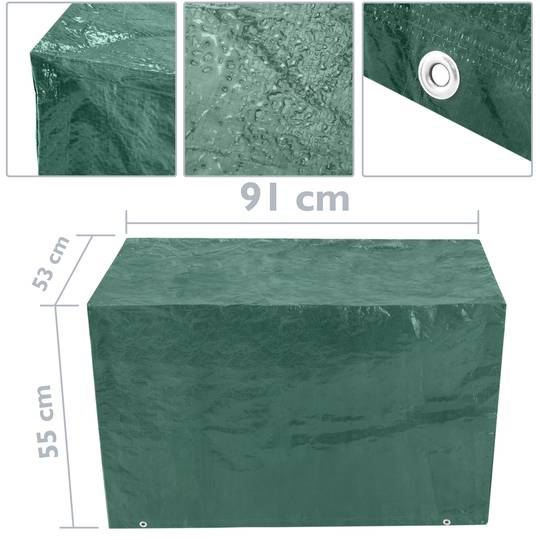 Waterdichte beschermhoes voor barbecue 91x55x53cm