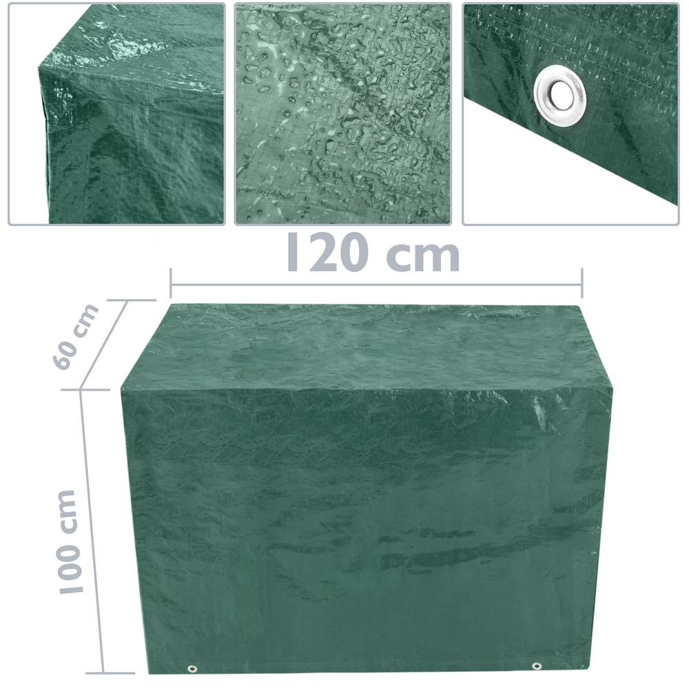 Wodoodporny pokrowiec ochronny na grilla 120x100x60cm