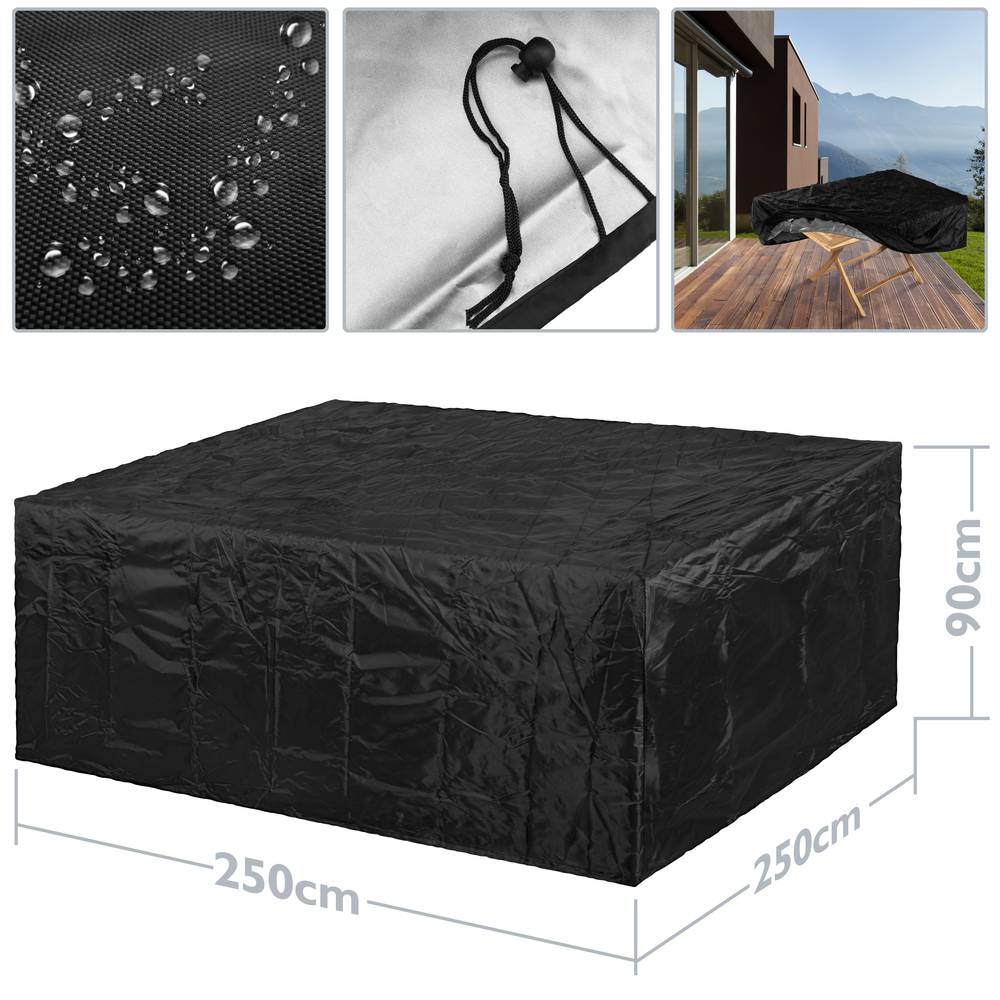 Capa protetora à prova de água e poeira para jardim externo 250x90x250cm