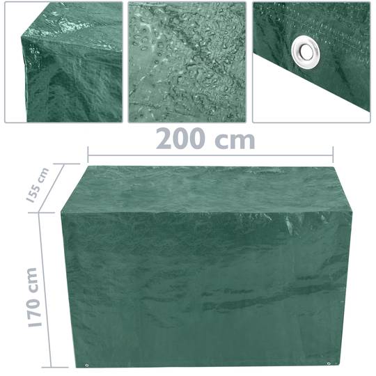 Wodoodporny pokrowiec ochronny na huśtawkę ogrodową 200x170x155cm