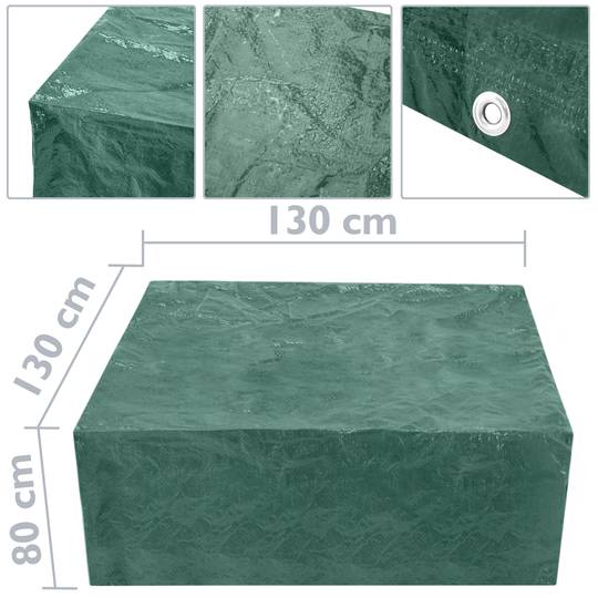 Wodoodporny pokrowiec ochronny na kwadratowy stół 130x80x130cm
