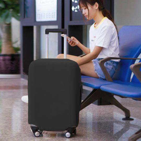 Copertura elastica per valigia 32x48x20cm nero