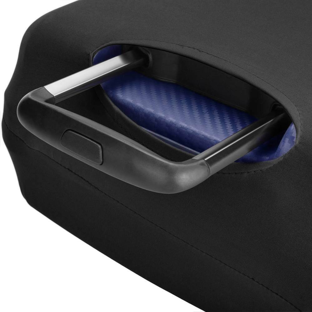 Copertura elastica per valigia 32x48x20cm nero