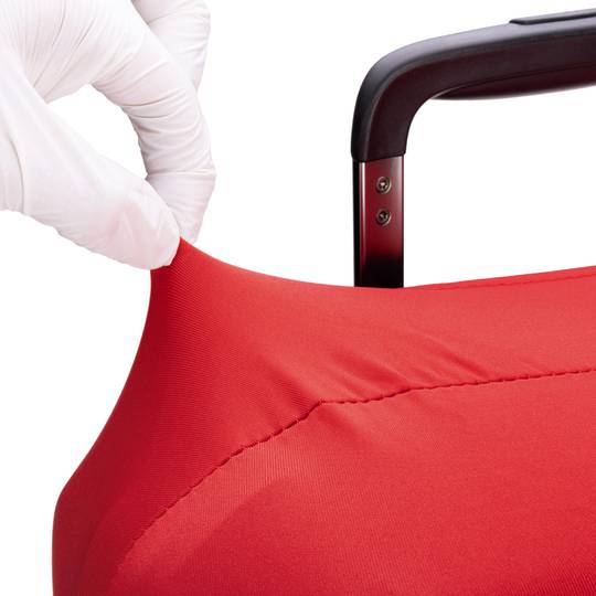 Copertura elastica per valigia 3 unità rosso