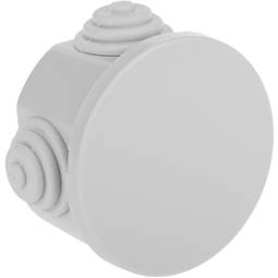 Caja estanca de superficie redonda IP44 70x40mm