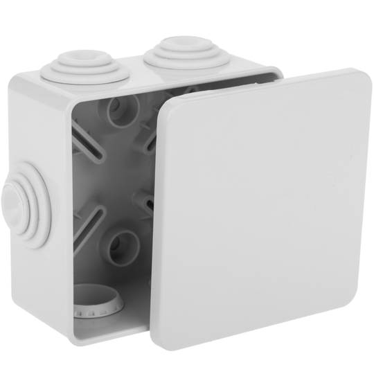 Caja estanca de superficie cuadrada IP44 80x80x40mm