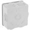 Caja estanca de superficie cuadrada IP44 80x80x40mm