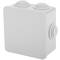 Caja estanca de superficie cuadrada IP44 80x80x40mm