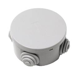 Caja estanca de superficie redonda IP44 80x36mm