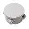 Caja estanca de superficie redonda IP44 80x36mm