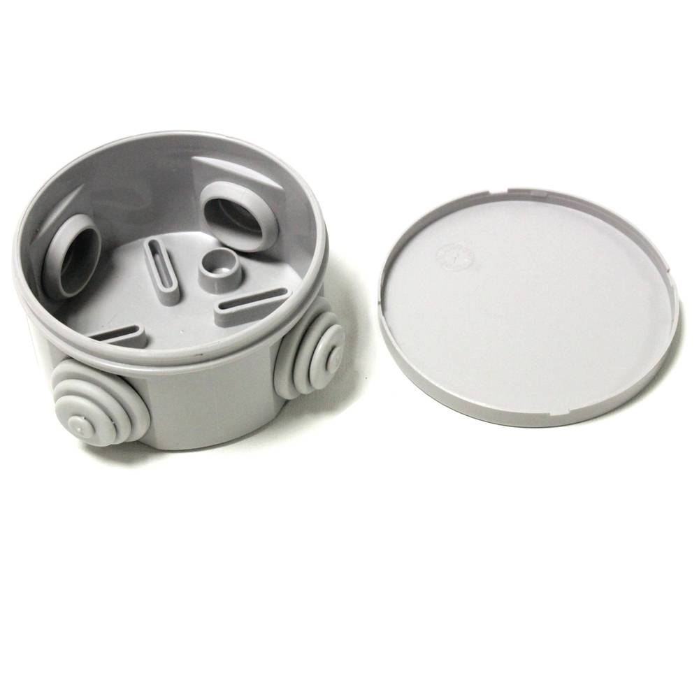 Caja estanca de superficie redonda IP44 80x36mm
