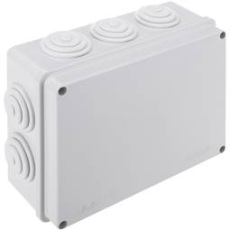 Caja estanca de superficie rectangular IP55 200 x 155 x 80 mm