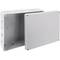 Caixa de superfície estanque retangular IP55 400 x 350 x 120 mm