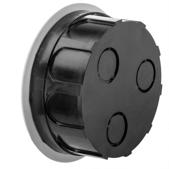 Caja empotrada de registro eléctrico redonda 33 x 85 mm