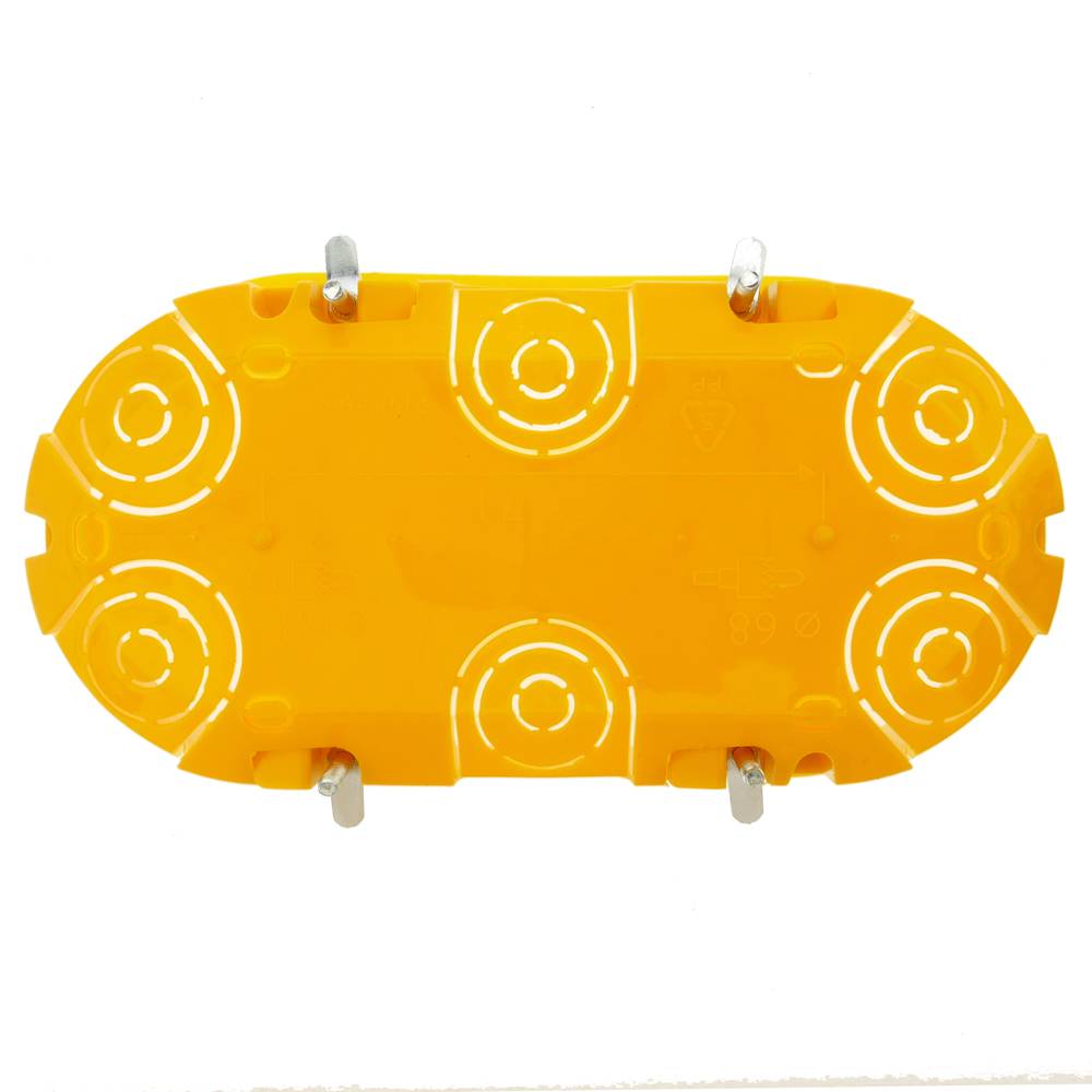 Caja de empotrar rectangular 140x74mm para paredes huecas
