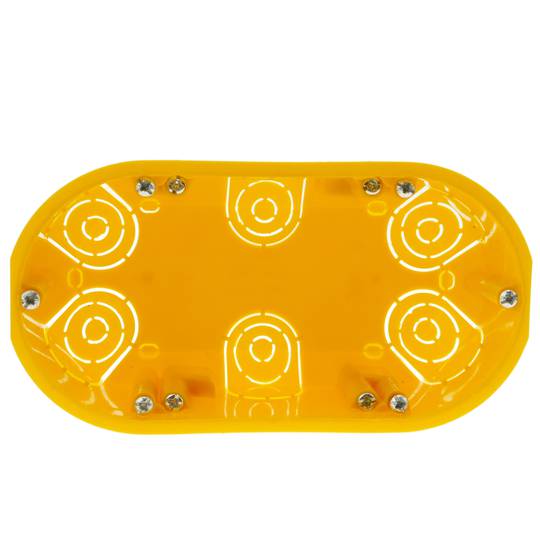 Caja de empotrar rectangular 140x74mm para paredes huecas