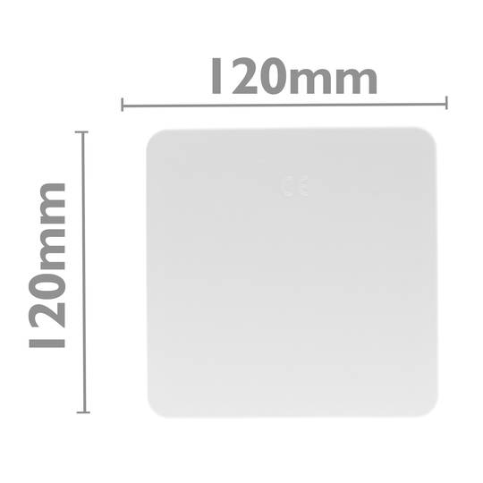 Caixa encastada de registre elèctric quadrada 100x100x48mm per parets buides