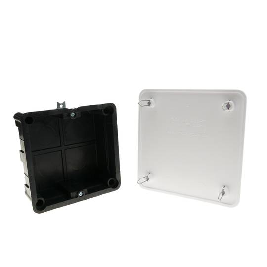 Caixa encastada de registre elèctric quadrada 100x100x48mm per parets buides