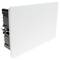 Recessed electric rectangular register 155x100x48mm for hollow walls