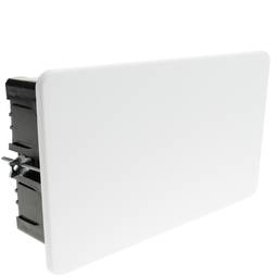 Wbudowany prostokątny pojemnik na drewno 200 x 130 x 60 mm na puste ściany