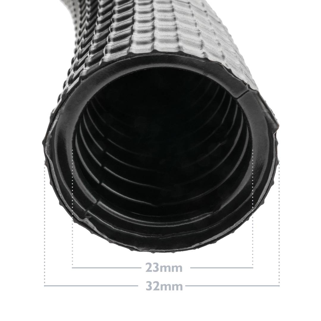 Tubo corrugato esterno M-32 10 m nero - Cablematic