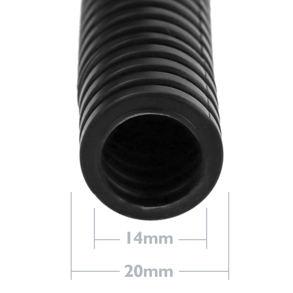 Tubo corrugado libre halógenos 20 mm/100 m