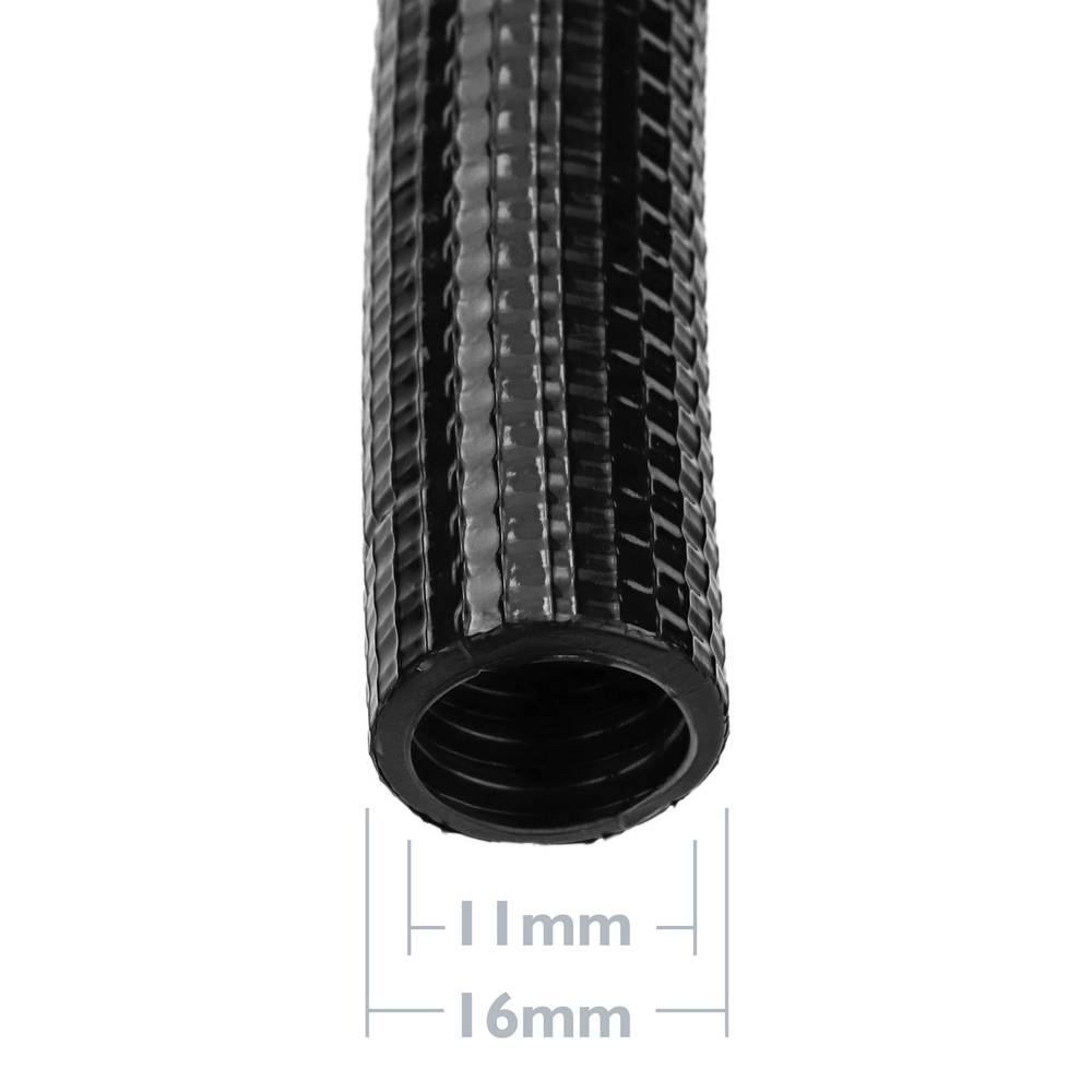 Tubo Corrugado PVC Negro 16mm
