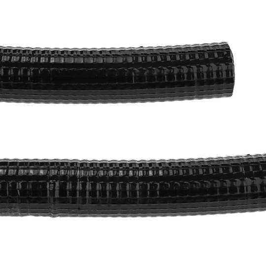 Met PVC versterkte ribbelbuis M-25 75 m Zwart