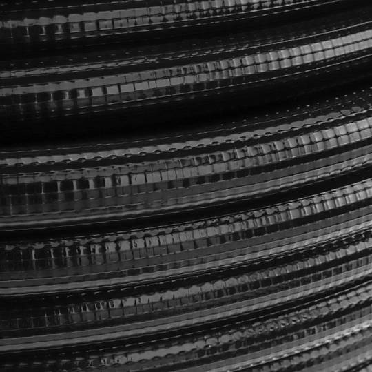 PVC-verstärktes Wellrohr M-40 25 m Schwarz