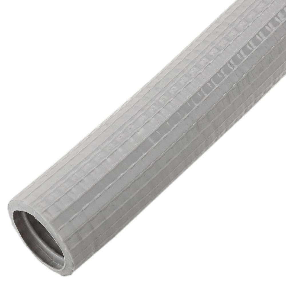Tubo corrugado reforçado em PVC M-40 25 m Cinza