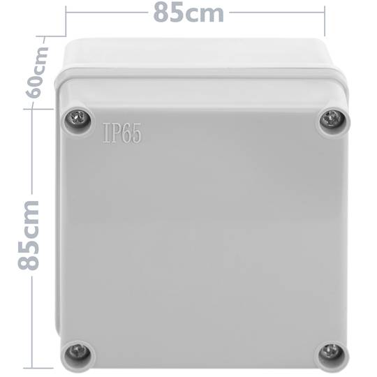 Caixa à prova d'água de superfície quadrada IP65 85x85x60mm