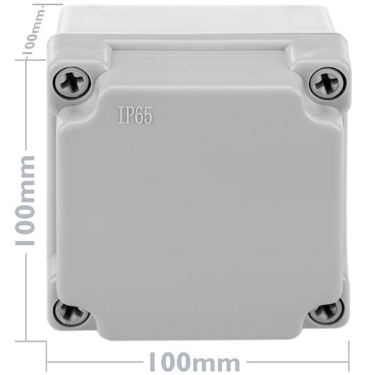 Scatola impermeabile superficie quadrata IP65 100x100x70mm