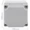 Scatola impermeabile superficie quadrata IP65 100x100x70mm