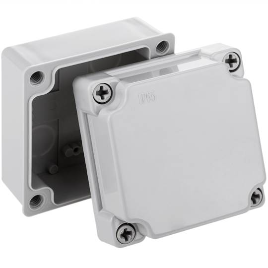 Scatola impermeabile superficie quadrata IP65 100x100x70mm