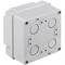 Scatola impermeabile superficie quadrata IP65 100x100x70mm