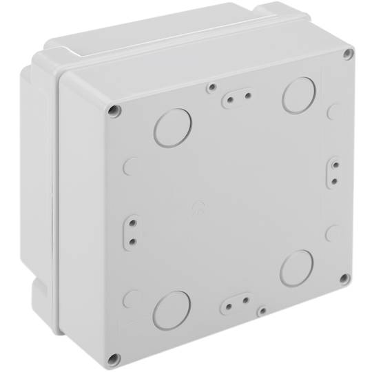 Caja estanca y hermética de superficie cuadrada para protección de conexiones eléctricas 180x80x180mm