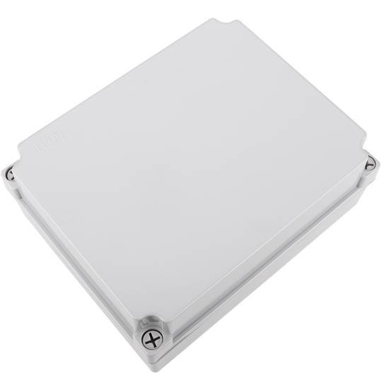 Water- en luchtdichte rechthoekige opbouwdoos voor de bescherming van elektrische aansluitingen 300x250x130mm