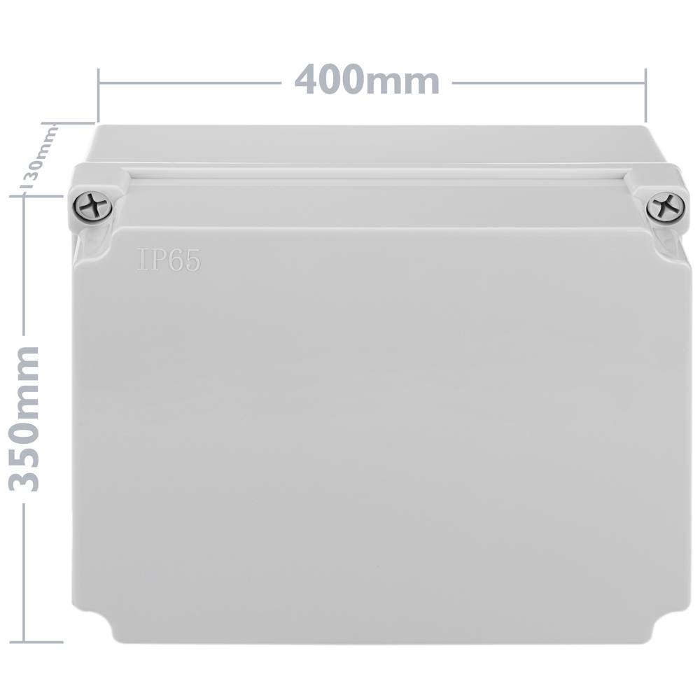 Watertight box in rectangular surface IP65 400x350x130mm