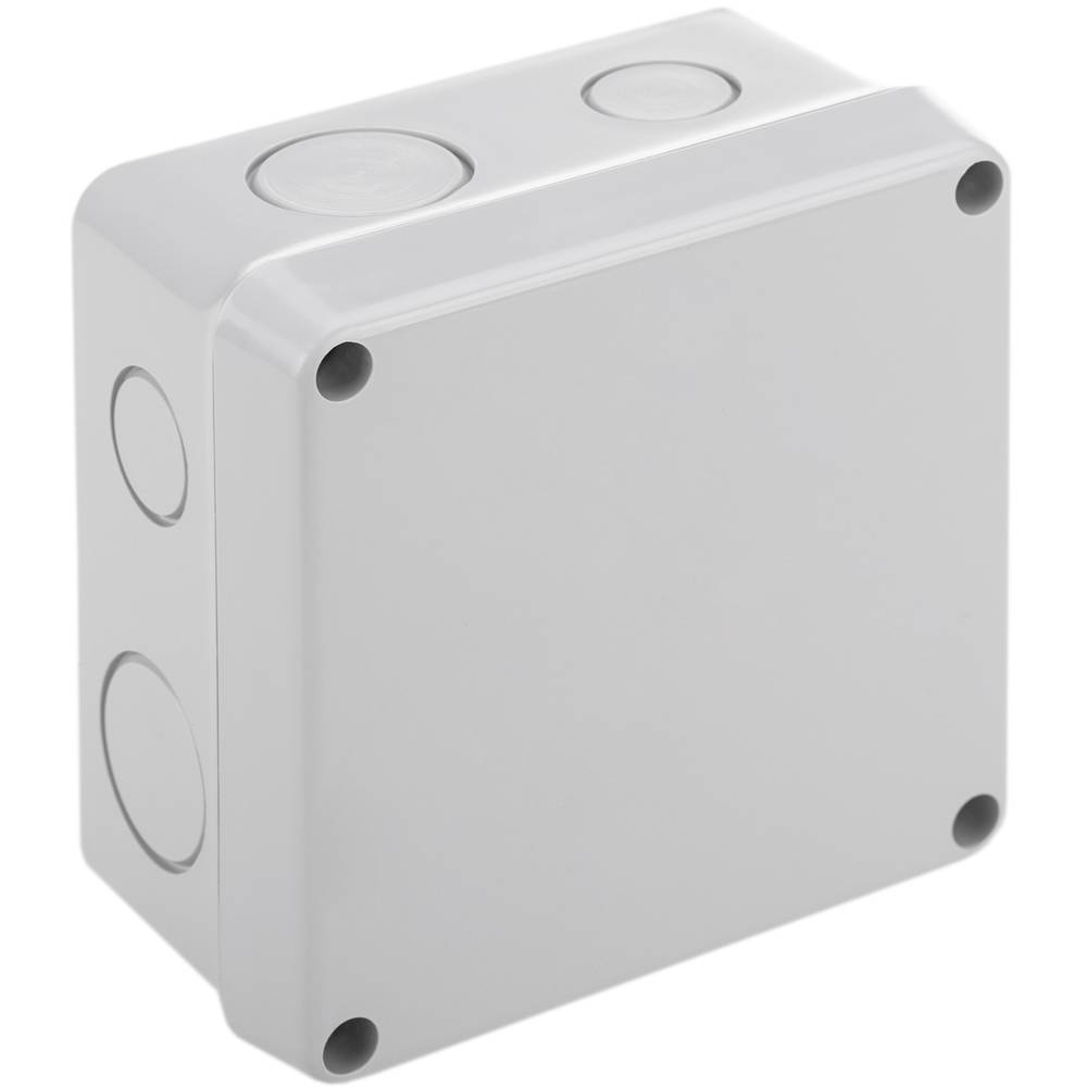 Caja de superficie cuadrada para protección y alojamiento de conexiones  eléctricas 100x70x100mm - Cablematic
