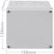 Waterproof surface box square 150x150x70mm