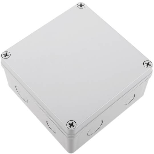 Waterproof surface box square 150x150x70mm