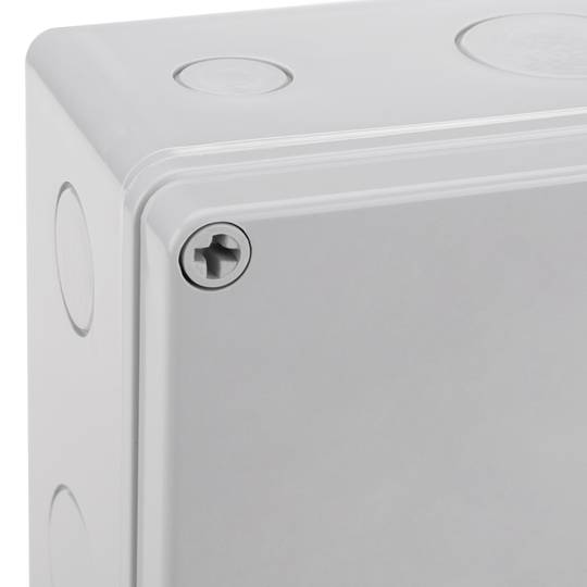 Waterproof surface box square 200x200x80mm