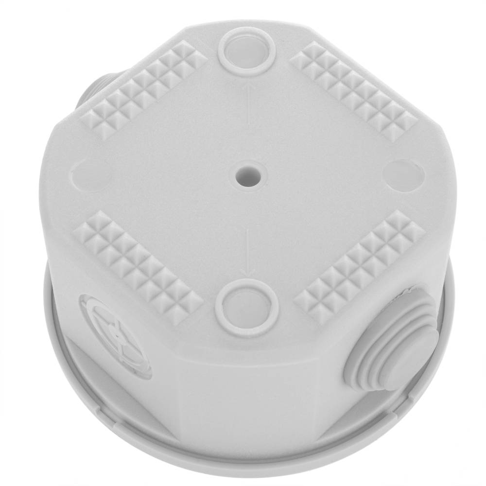 Caixa de superfície rodona IP44 lliure d'halògens 90x45mm