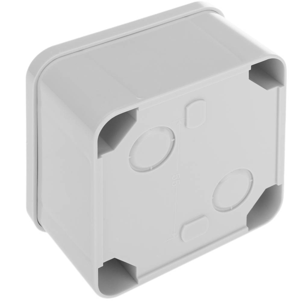 Opbouw Aansluitdozen Montage vierkant IP44halogenen vrij LSZH 85x85x50mm