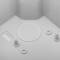 Opbouw Aansluitdozen Montage vierkant IP44halogenen vrij LSZH 85x85x50mm