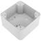 Opbouw Aansluitdozen Montage vierkant IP44halogenen vrij LSZH 85x85x50mm