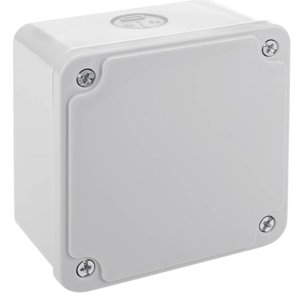 Caja de superficie cuadrada para protección y alojamiento de conexiones  eléctricas 100x70x100mm - Cablematic